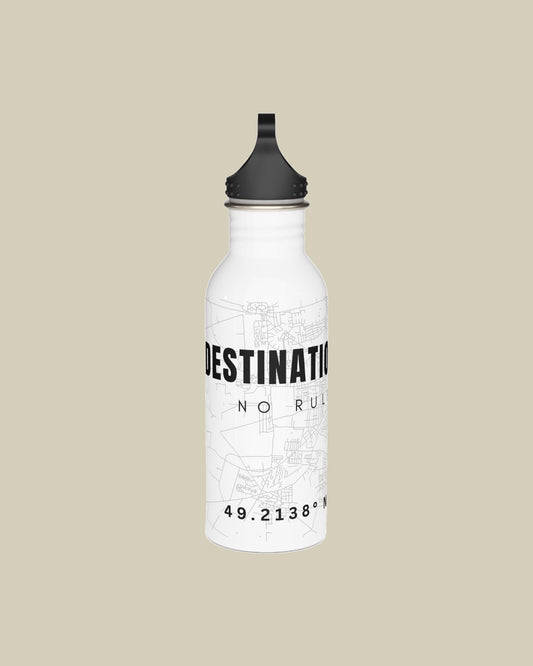 Destination Unknown - Stainless Steel Water Bottle