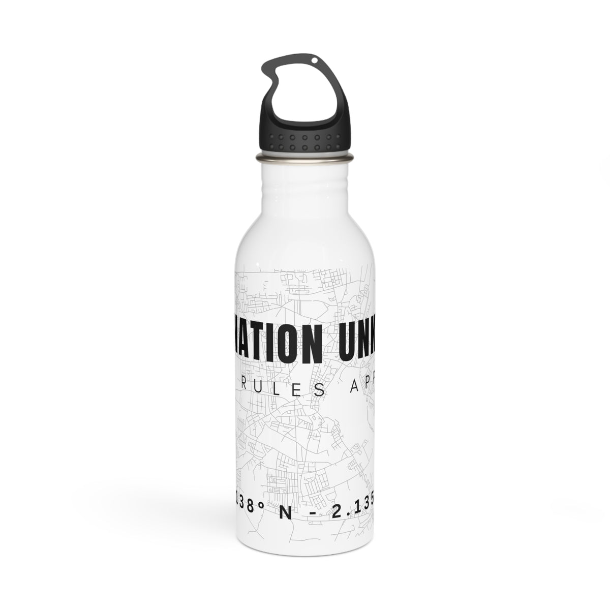 Destination Unknown - Stainless Steel Water Bottle