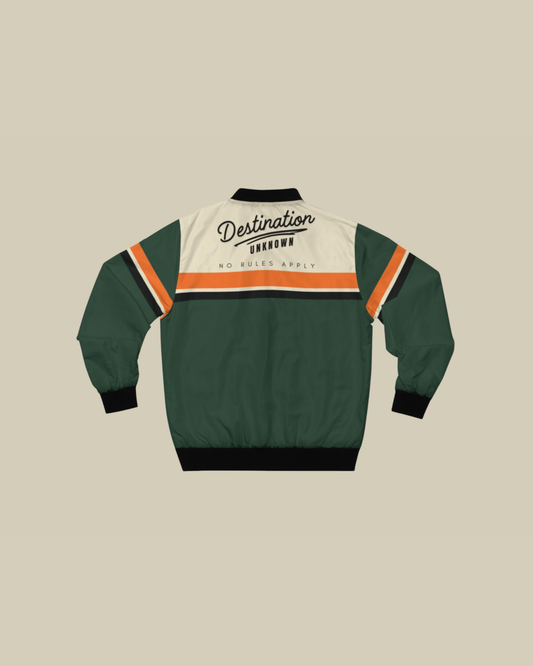 'Vintage Velocity' Bomber Jacket