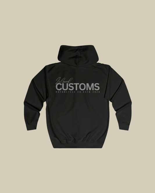 Destination Unknown Stealth Unisex Full Zip Hoodie