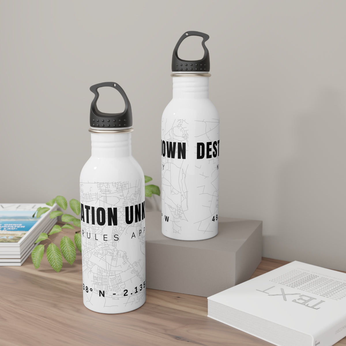 Destination Unknown - Stainless Steel Water Bottle