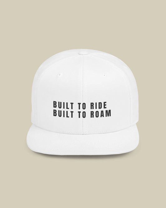 Built to Ride. Built to Roam - 01 - White