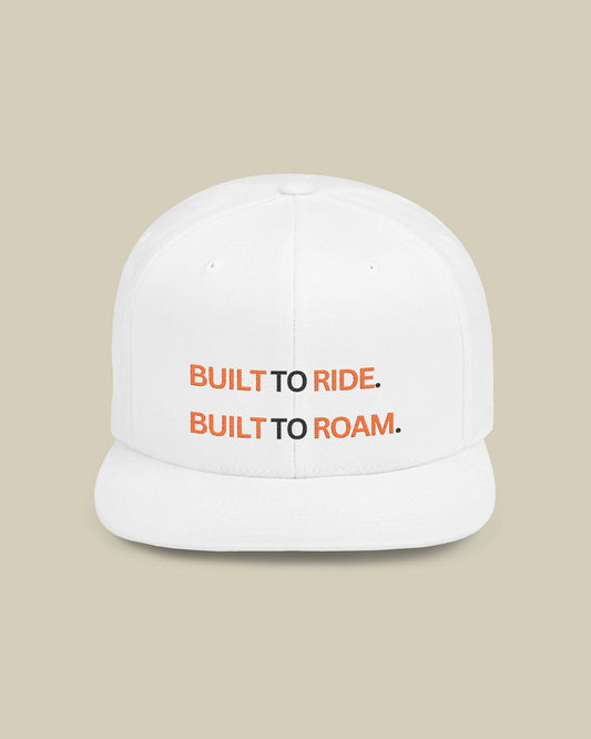 Built to Ride. Built to Roam - 01 - White