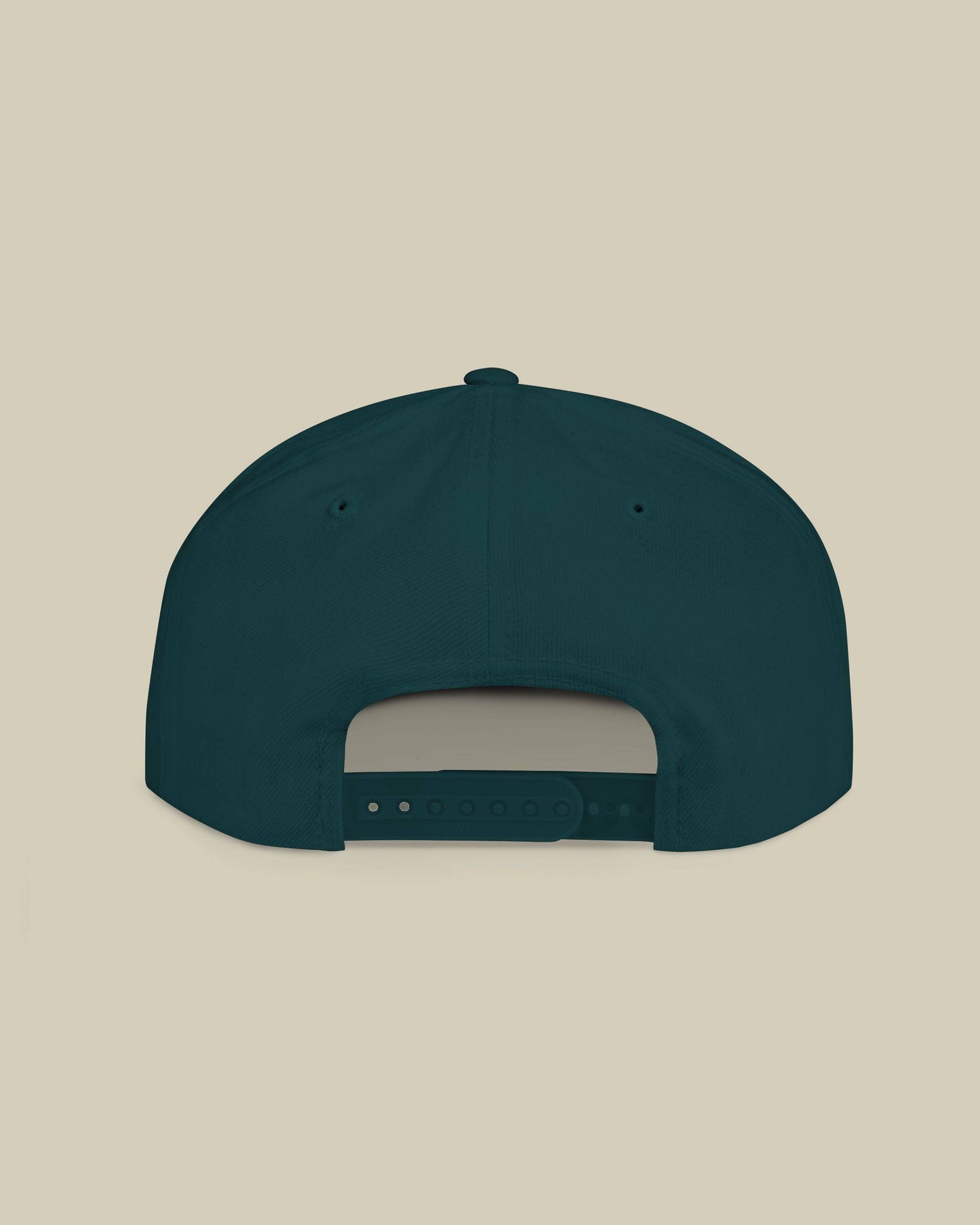 Black cap on a beige background