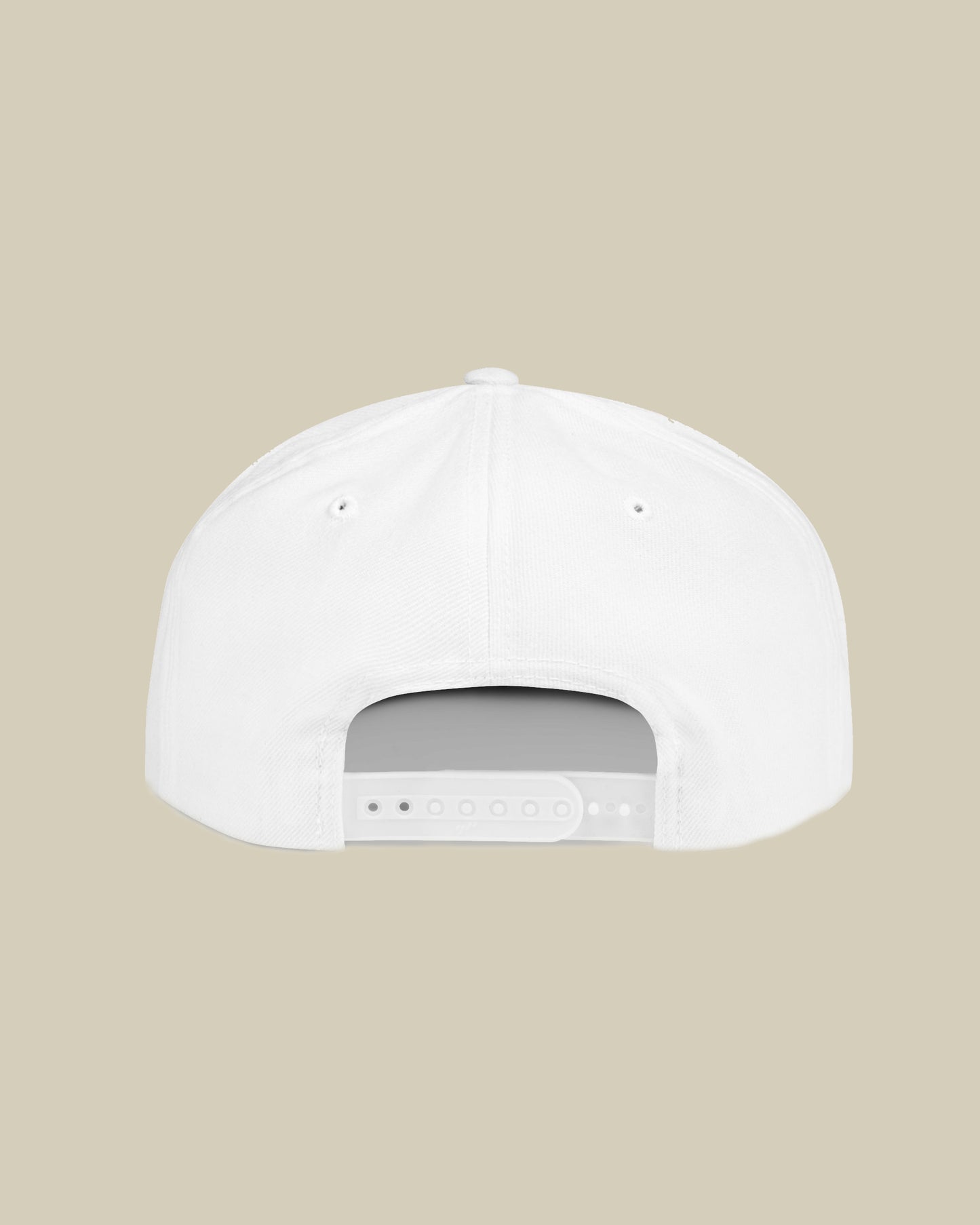 White cap with green logo