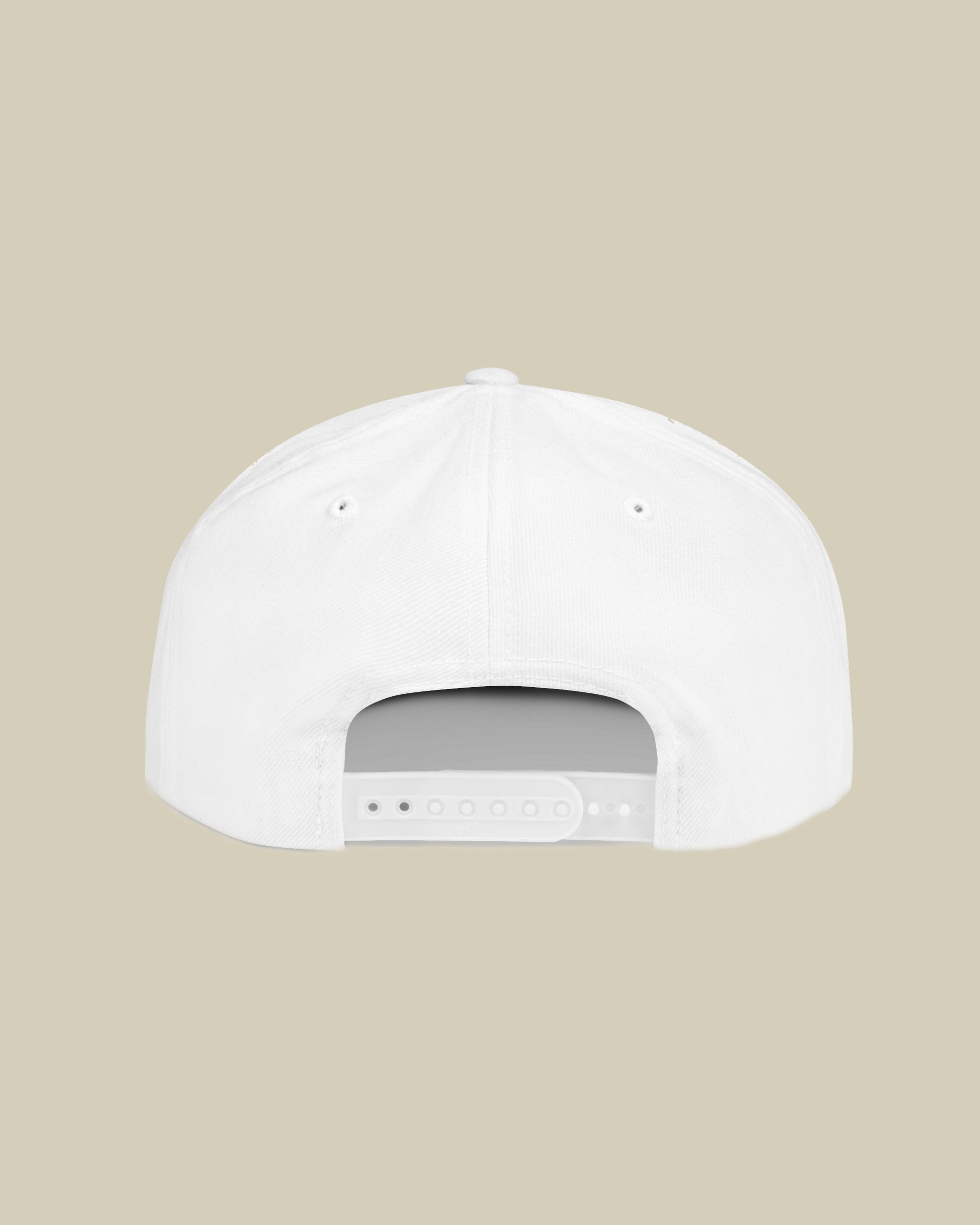 White cap with green logo