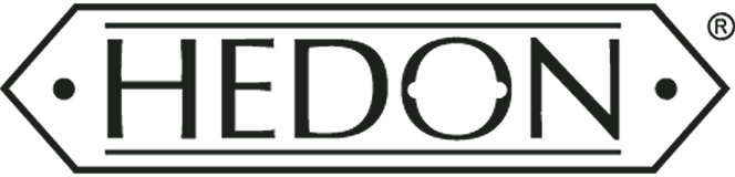 HEDON logo in black and white on a white background